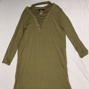 Olive Green Dress